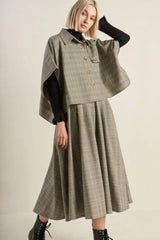 MOODY ALLURE WOVEN MIDI SKIRT - Flying Tomato - Flyclothing LLC