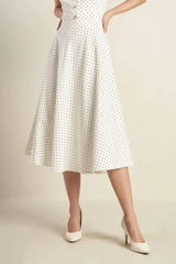 WALK WITH ME WOVEN MIDI SKIRT - Flying Tomato - Flyclothing LLC