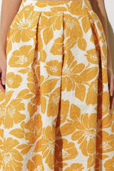 PLAIN OPTIMISM WOVEN MIDI SKIRT - Flying Tomato - Flyclothing LLC