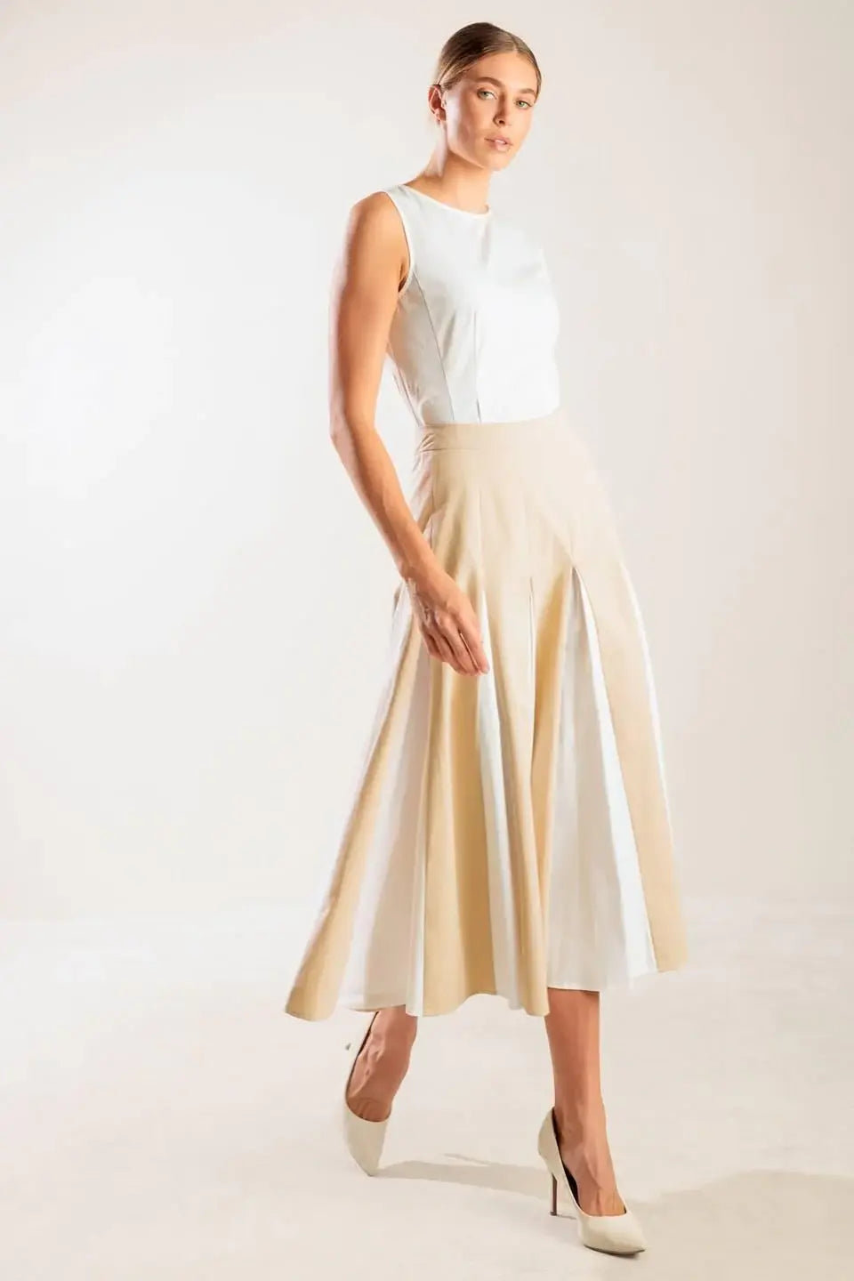 THE SWEETEST THING WOVEN MIDI SKIRT - Flying Tomato - Flyclothing LLC