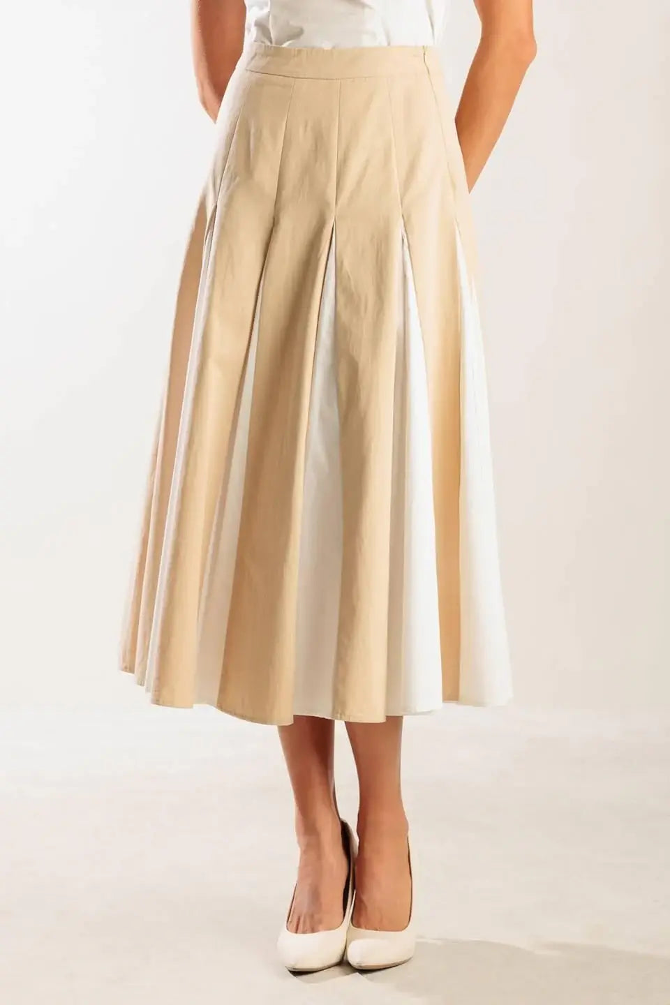 THE SWEETEST THING WOVEN MIDI SKIRT - Flying Tomato - Flyclothing LLC