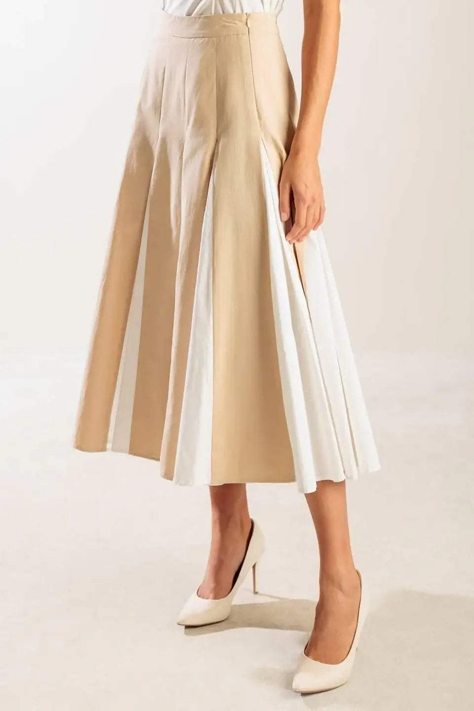 THE SWEETEST THING WOVEN MIDI SKIRT - Flying Tomato - Flyclothing LLC
