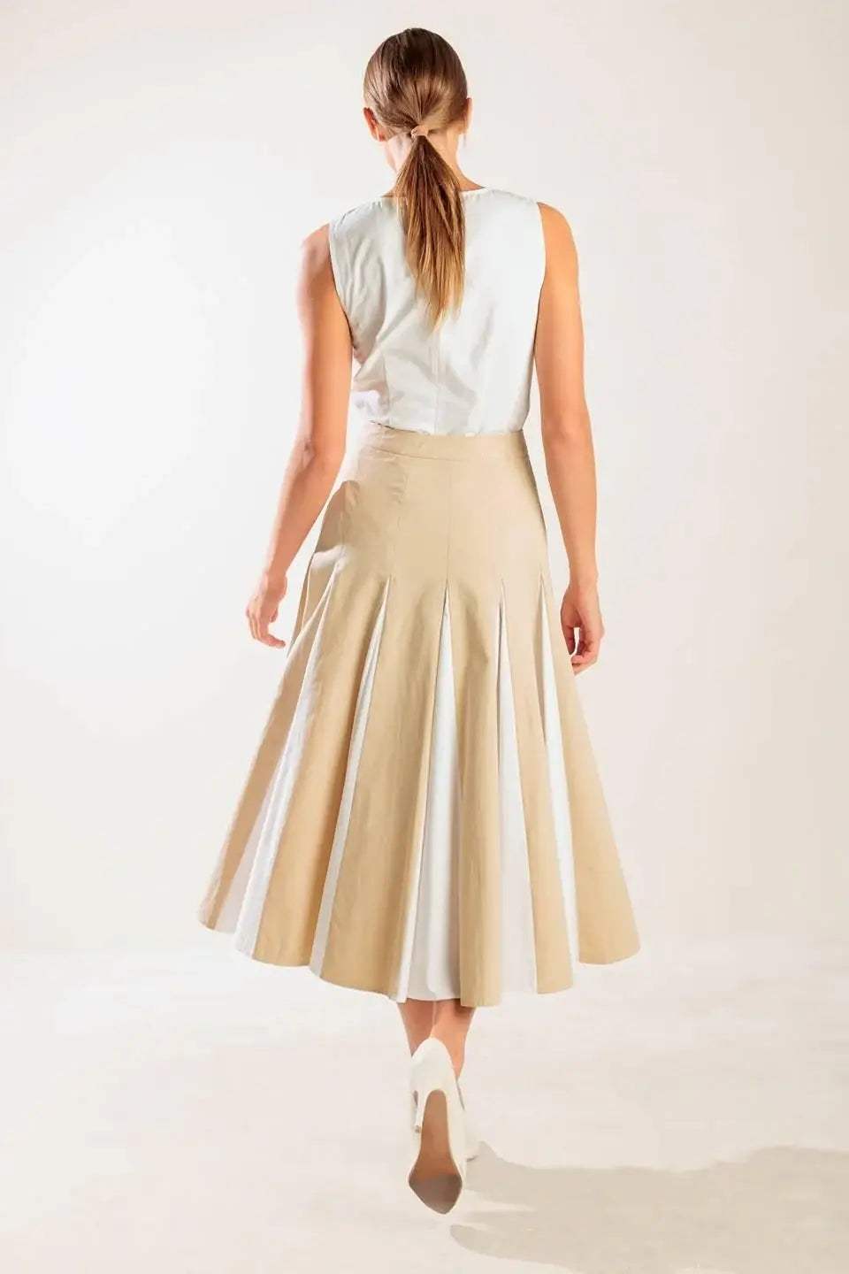 THE SWEETEST THING WOVEN MIDI SKIRT - Flying Tomato - Flyclothing LLC