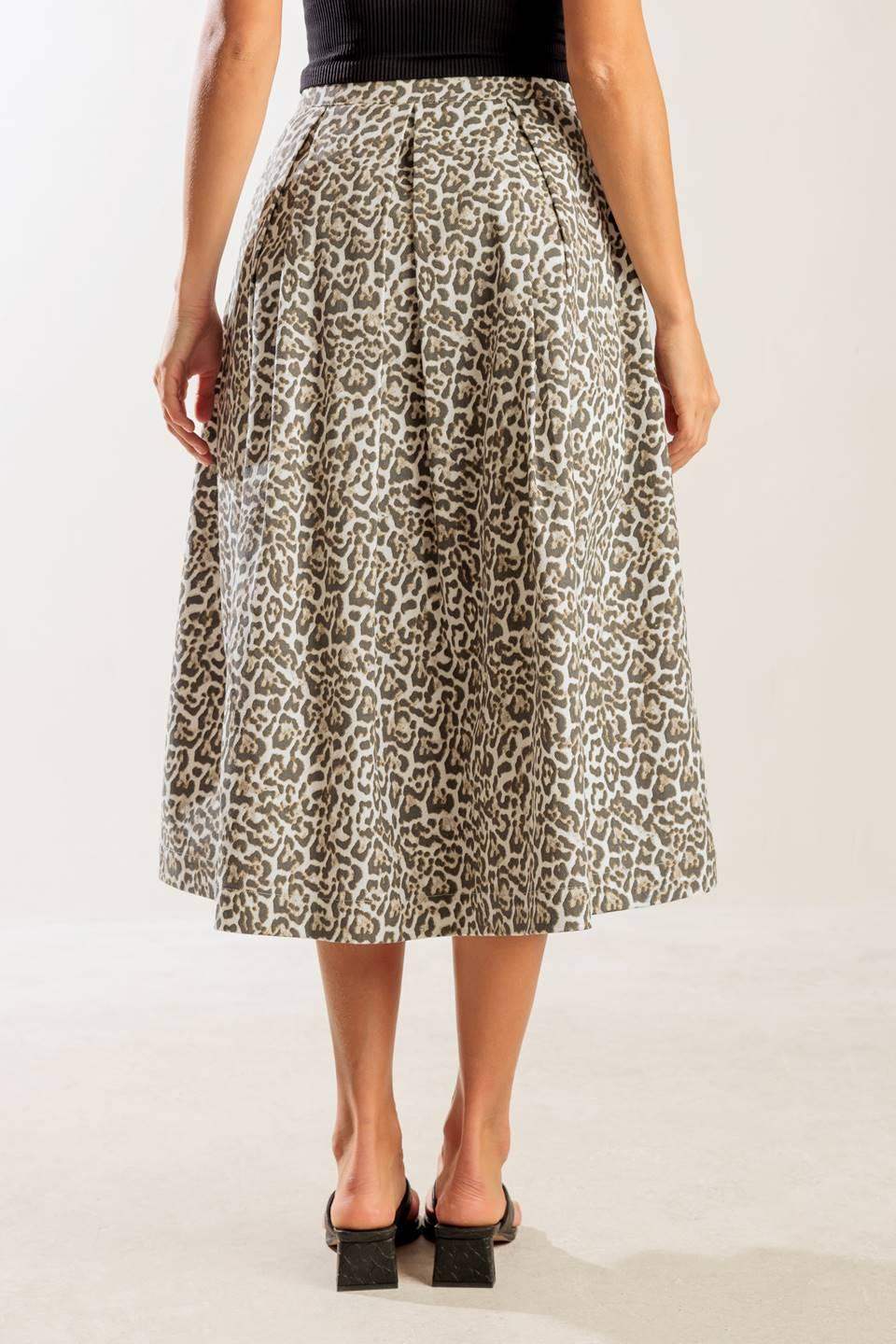 SOMETHING SPECIAL WOVEN MIDI FULL SKIRT - Flying Tomato - Flyclothing LLC