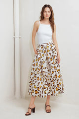 CITY JUNGLE WOVEN FULL SKIRT - Flying Tomato - Flyclothing LLC