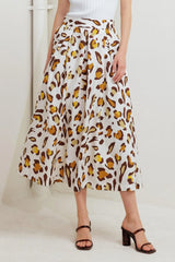 CITY JUNGLE WOVEN FULL SKIRT - Flying Tomato - Flyclothing LLC