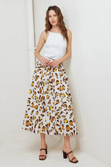 CITY JUNGLE WOVEN FULL SKIRT - Flying Tomato - Flyclothing LLC