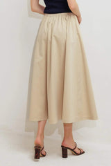 WEEKEND PARISIAN WOVEN MIDI SKIRT - Flying Tomato - Flyclothing LLC