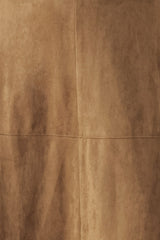 SANDSTONE SILHOUETTE FAUX SUEDE MIDI SKIRT