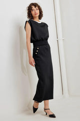 URBAN LUXE COMMAND KNIT MIDI SKIRT - Flying Tomato - Flyclothing LLC