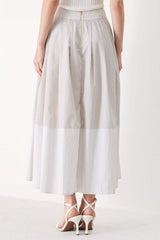 COASTAL LIGHT WOVEN MIDI SKIRT - Flying Tomato - Flyclothing LLC