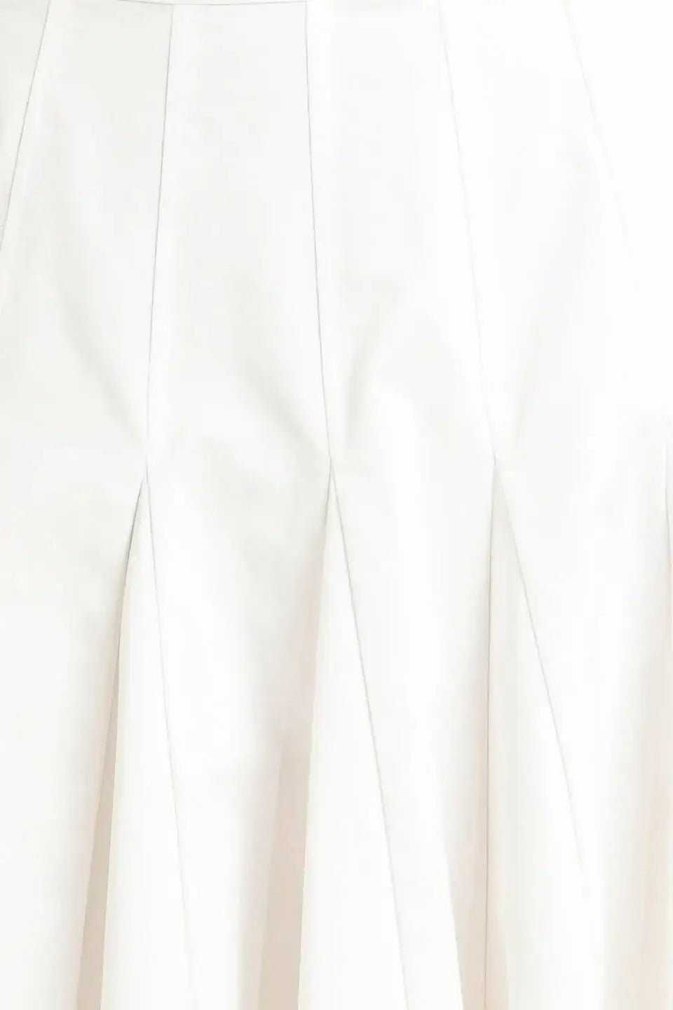 PALE FRAME WHITE WOVEN CIRCLE SKIRT - Flying Tomato - Flyclothing LLC