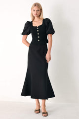 EVERYDAY PERFECTION WOVEN MIDI SKIRT - Flying Tomato - Flyclothing LLC