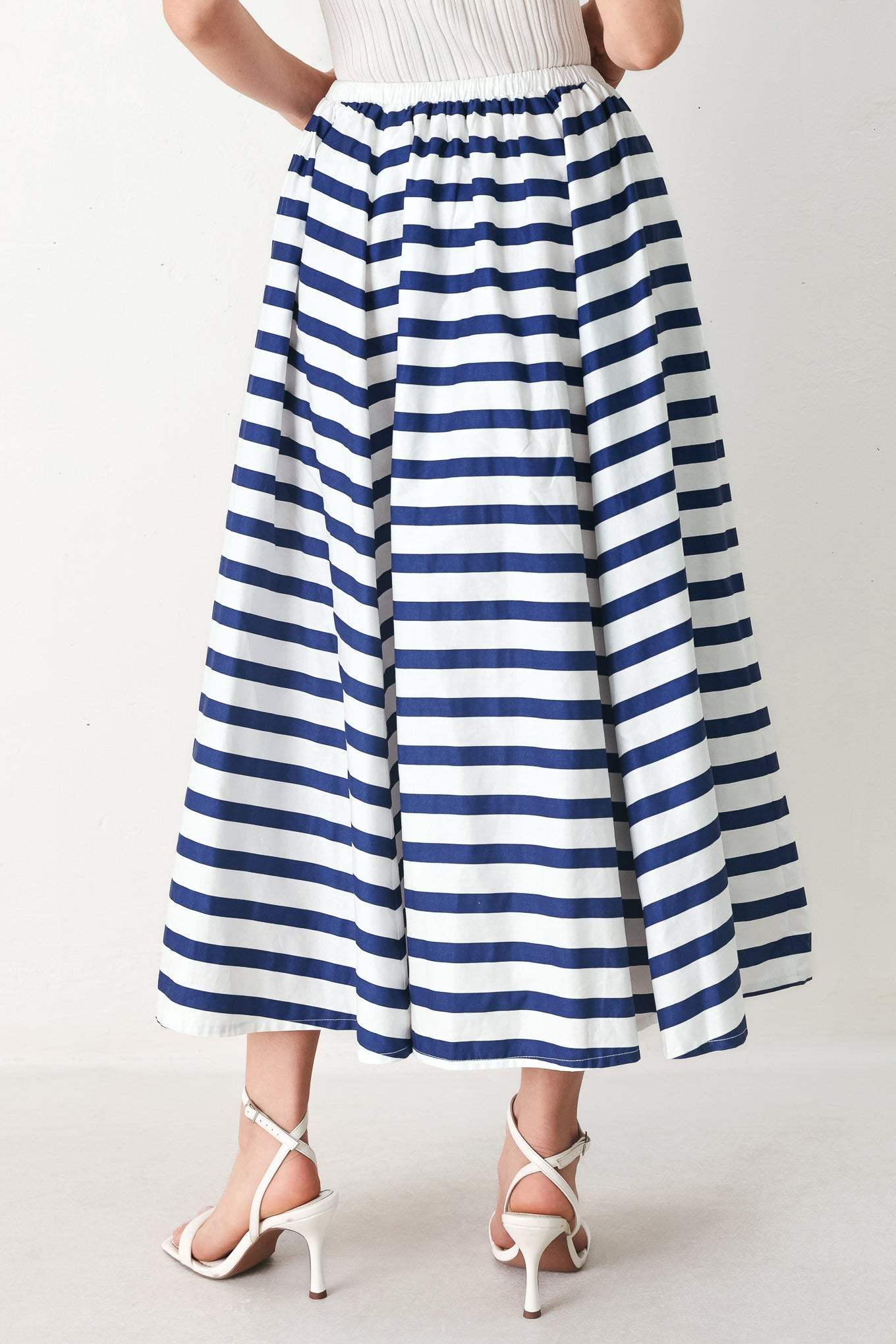 NAUTICAL NIGHTS WOVEN FULL SKIRT - Flying Tomato - Flyclothing LLC