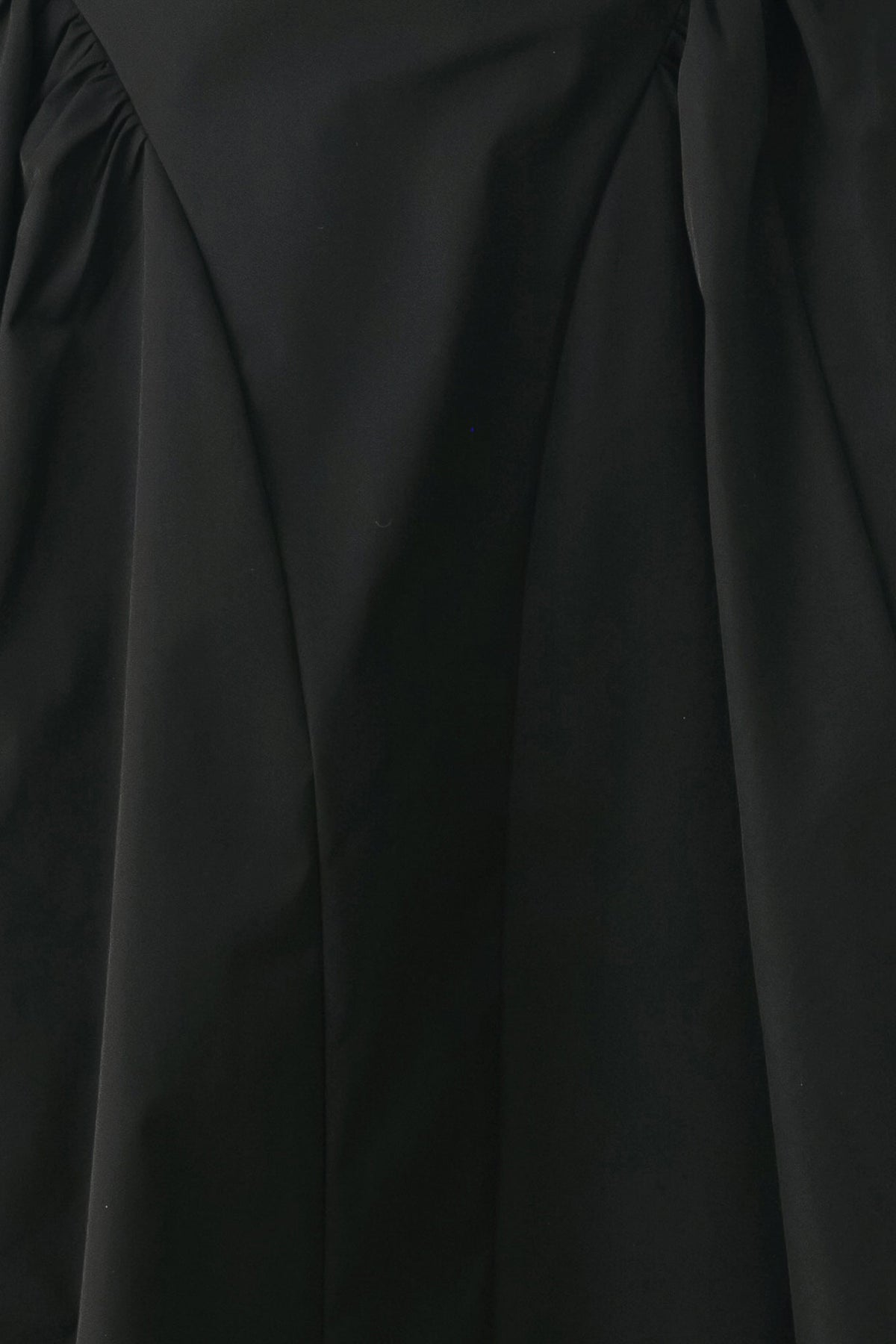SCULPTED NOIR SHIRRED MIDI SKIRT - Flying Tomato - Flyclothing LLC