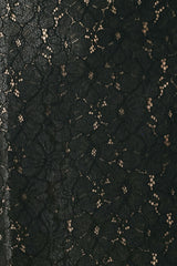NOIR LACE AFFAIR BLACK/NUDE LACE PENCIL SKIRT - Flying Tomato - Flyclothing LLC