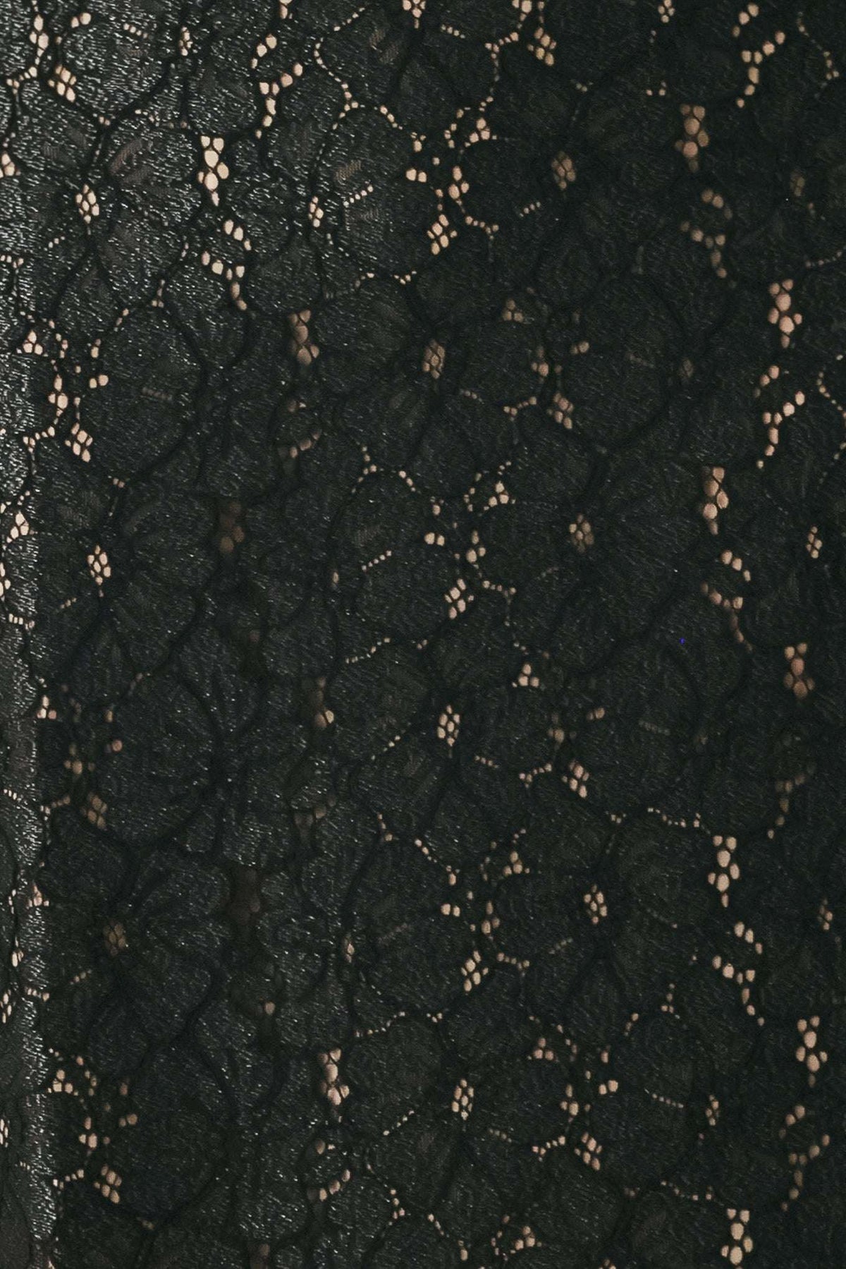 NOIR LACE AFFAIR BLACK/NUDE LACE PENCIL SKIRT - Flying Tomato - Flyclothing LLC