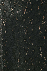 NOIR LACE AFFAIR BLACK/NUDE LACE PENCIL SKIRT - Flying Tomato - Flyclothing LLC