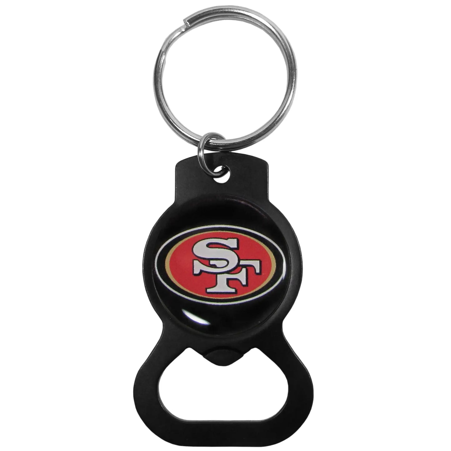 San Francisco 49ers Bottle Opener Key Chain Black - San Francisco 49ers - Flyclothing LLC