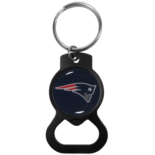 New England Patriots Bottle Opener Key Chain Black - New England Patriots - Flyclothing LLC