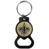 New Orleans Saints Bottle Opener Key Chain Black - New Orleans Saints - Flyclothing LLC