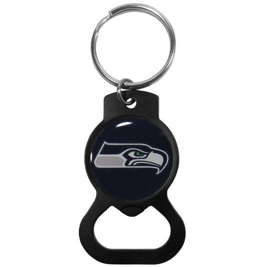 Seattle Seahawks Bottle Opener Key Chain Black - Seattle Seahawks - Flyclothing LLC