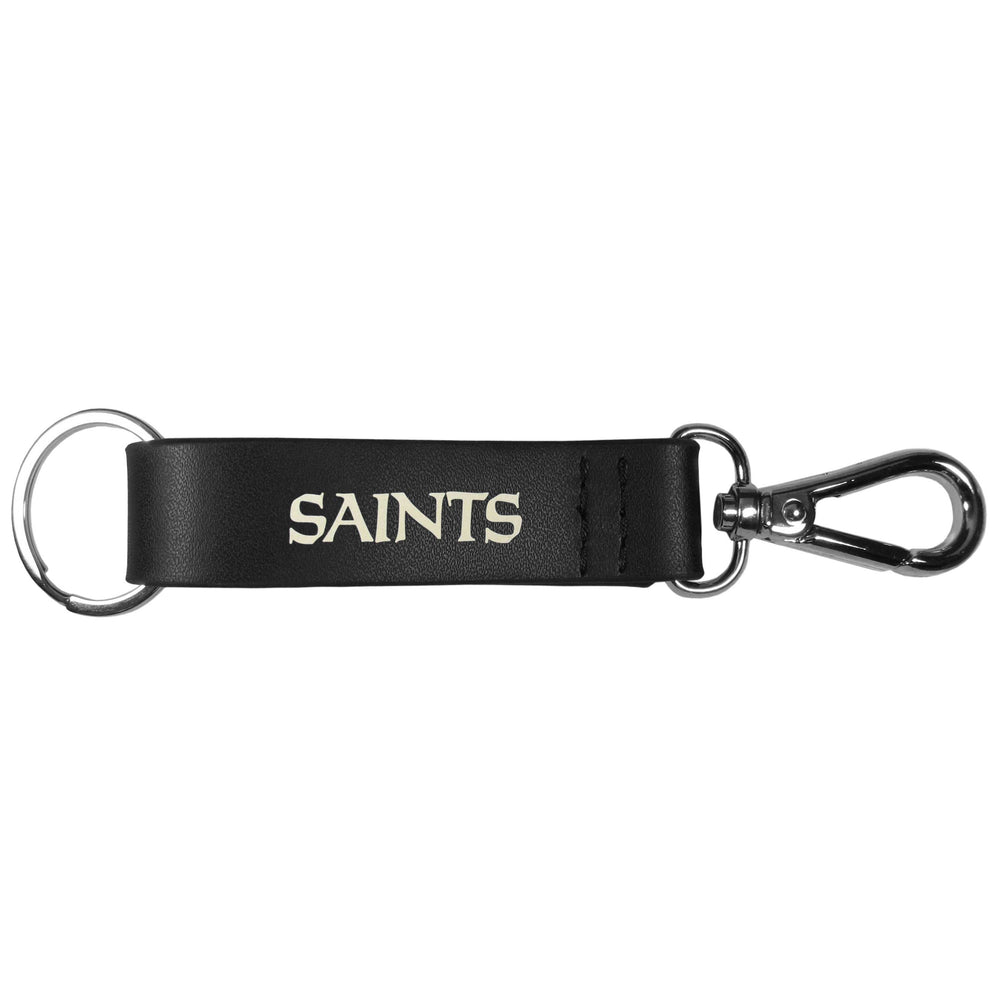 New Orleans Saints Black Strap Key Chain - New Orleans Saints - Flyclothing LLC