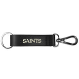 New Orleans Saints Black Strap Key Chain - New Orleans Saints - Flyclothing LLC