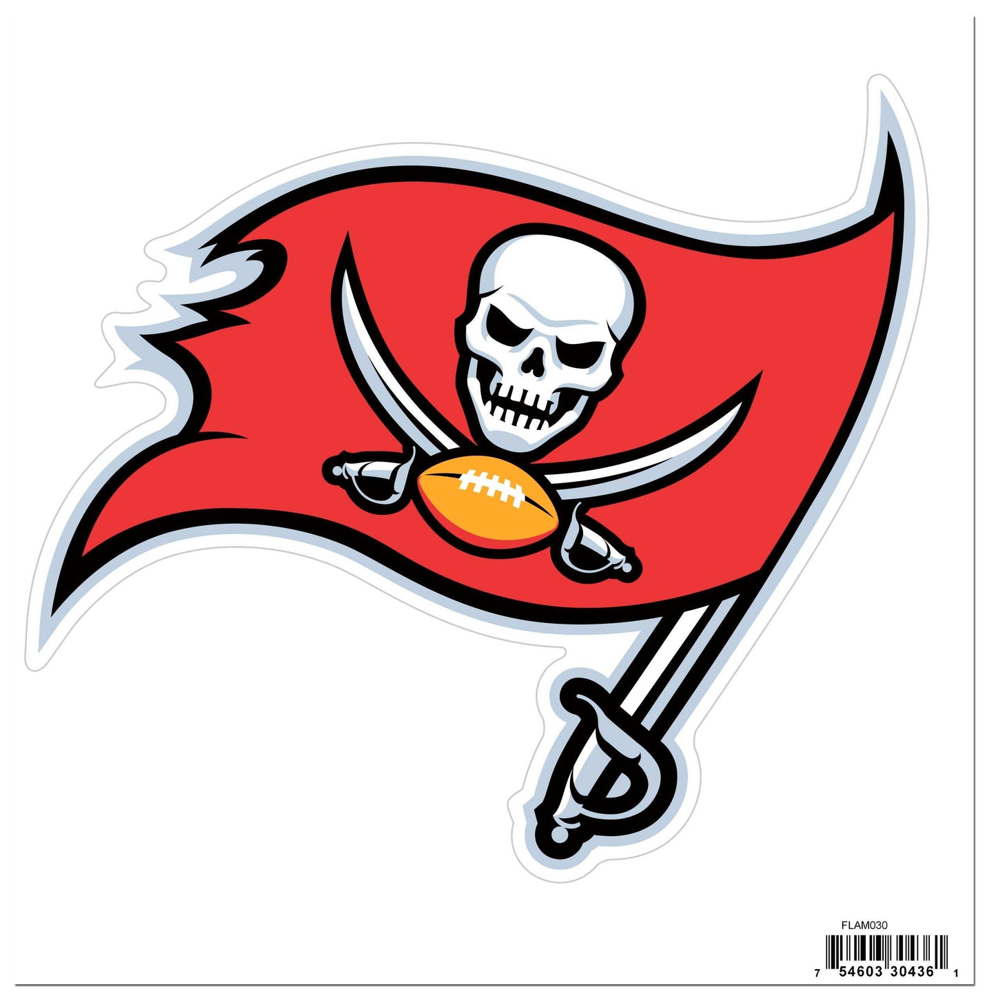 Tampa Bay Buccaneers 8 inch Logo Magnets - Tampa Bay Buccaneers - Flyclothing LLC