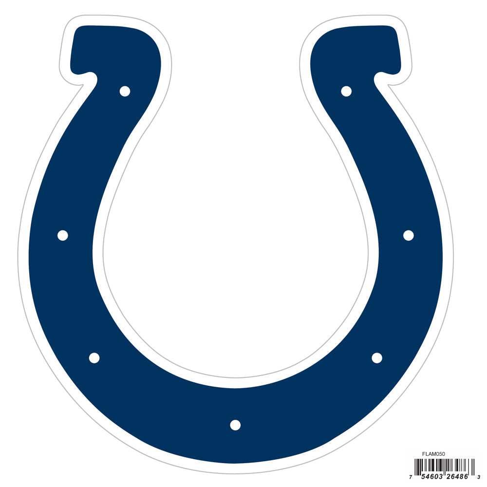 Indianapolis Colts 8 inch Logo Magnets - Indianapolis Colts - Flyclothing LLC