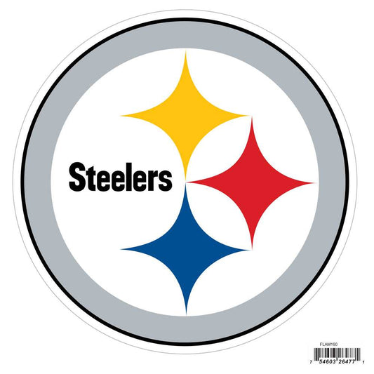 Pittsburgh Steelers 8 inch Logo Magnets - Pittsburgh Steelers - Flyclothing LLC
