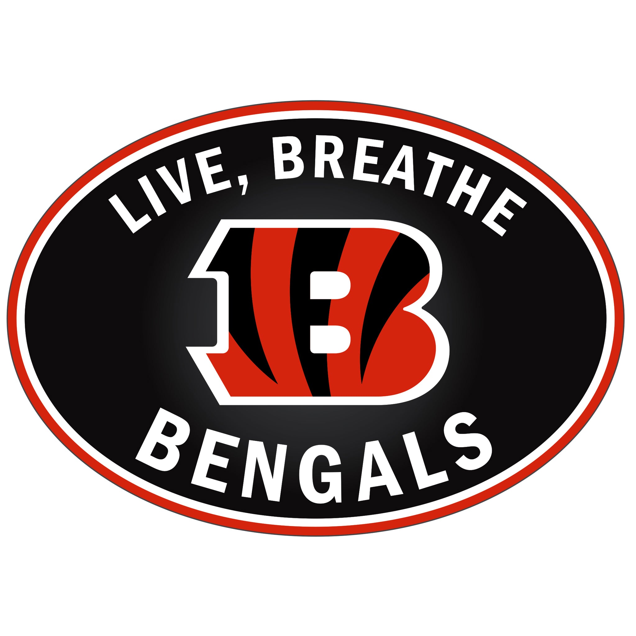 Cincinnati Bengals Live-Breath Auto Decal