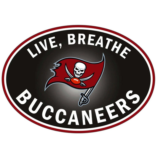 Tampa Bay Buccaneers Live-Breath Auto Decal - Tampa Bay Buccaneers - Flyclothing LLC