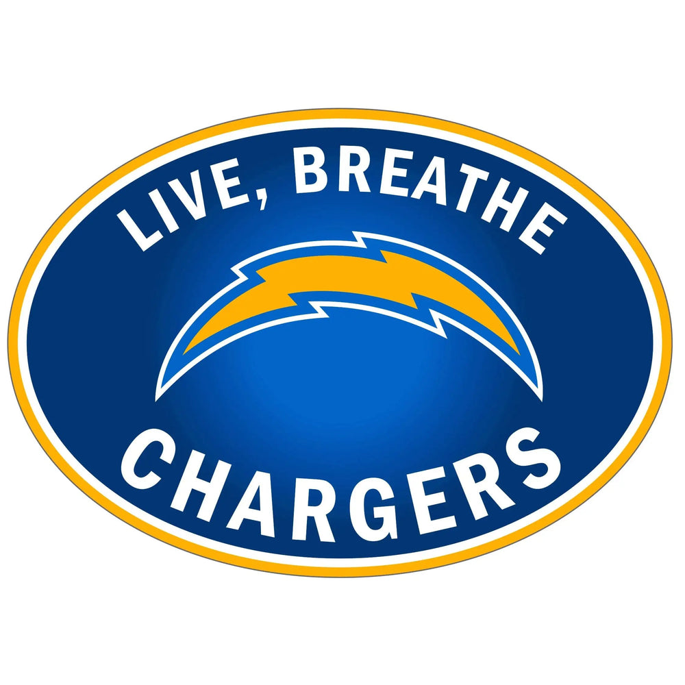 Los Angeles Chargers Live-Breath Auto Decal - Los Angeles Chargers