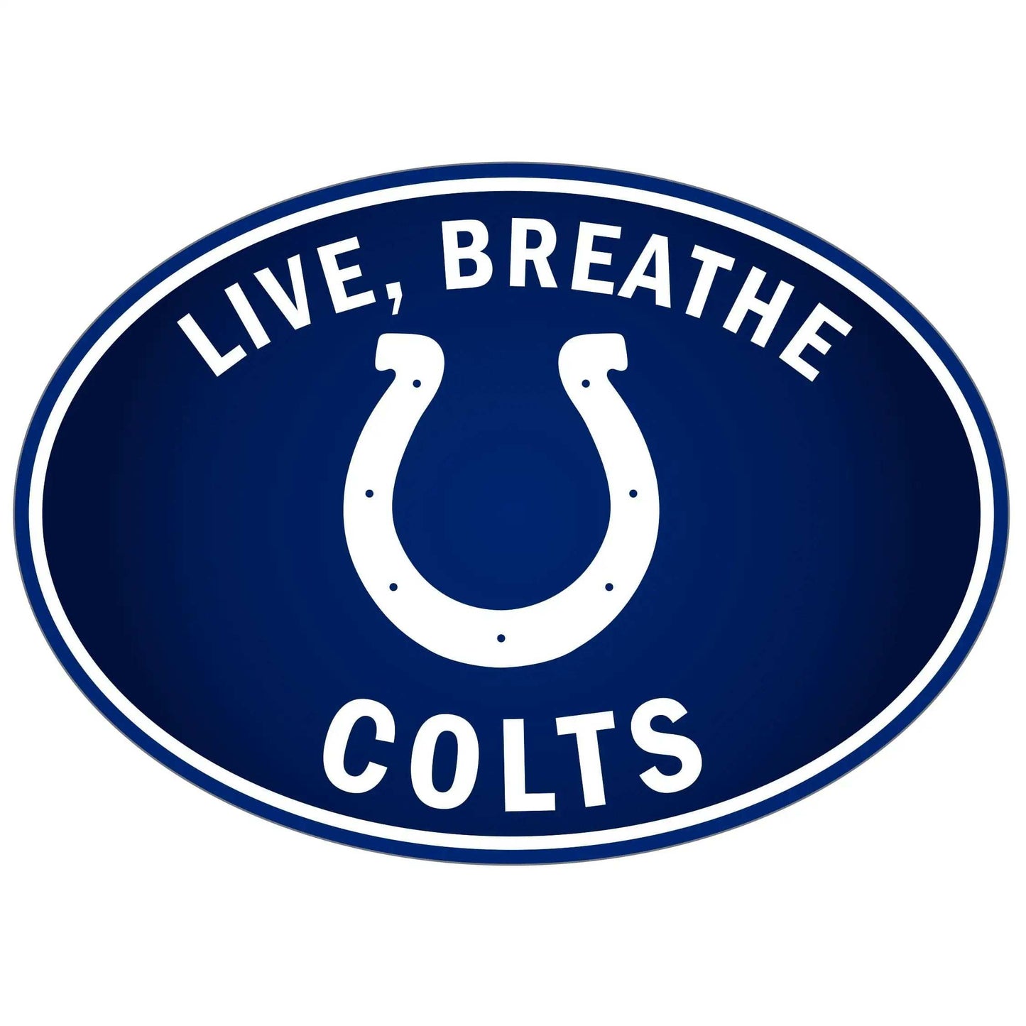 Indianapolis Colts Live-Breath Auto Decal - Indianapolis Colts - Flyclothing LLC