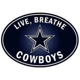 Dallas Cowboys Live-Breath Auto Decal - Dallas Cowboys