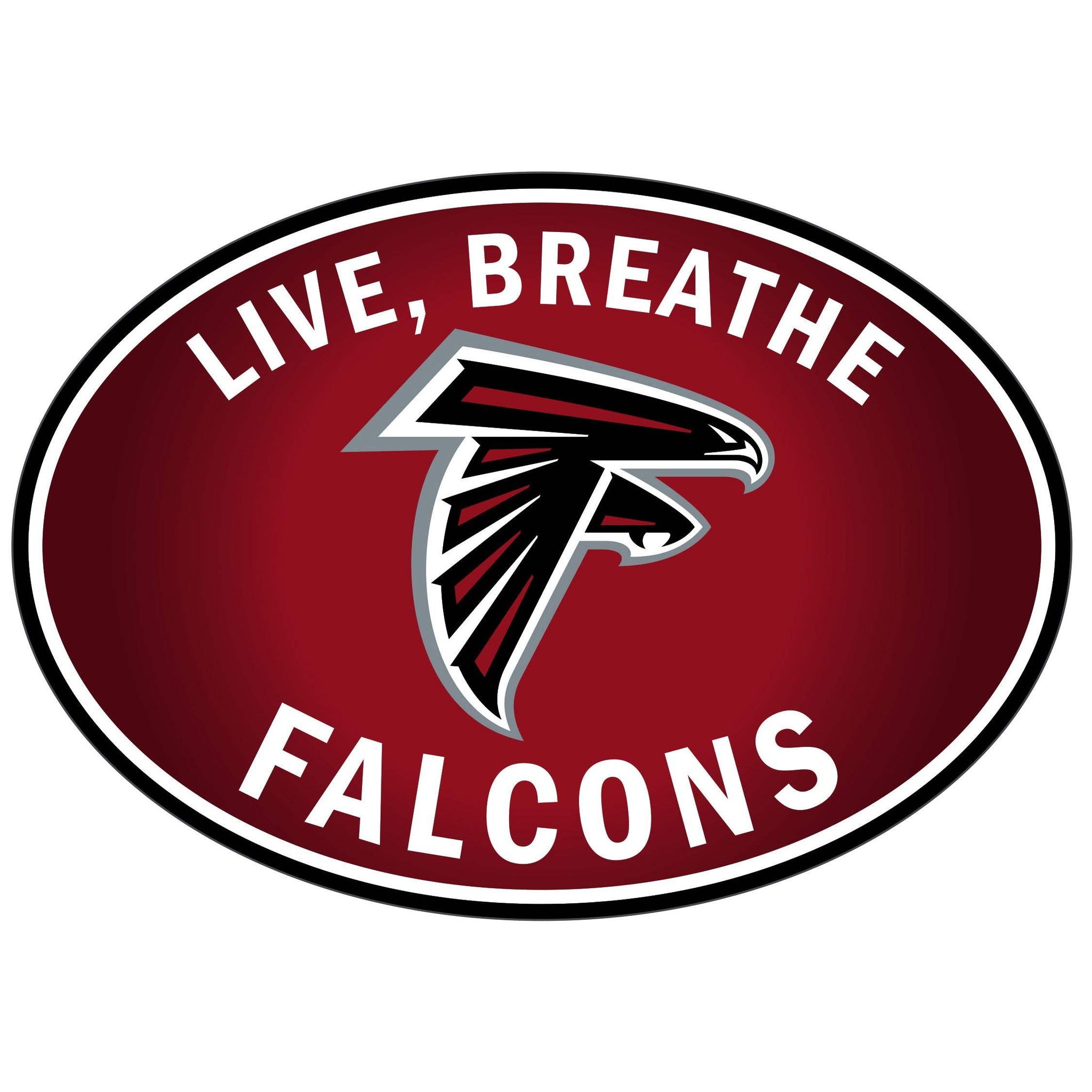 Atlanta Falcons Live-Breath Auto Decal - Atlanta Falcons - Flyclothing LLC