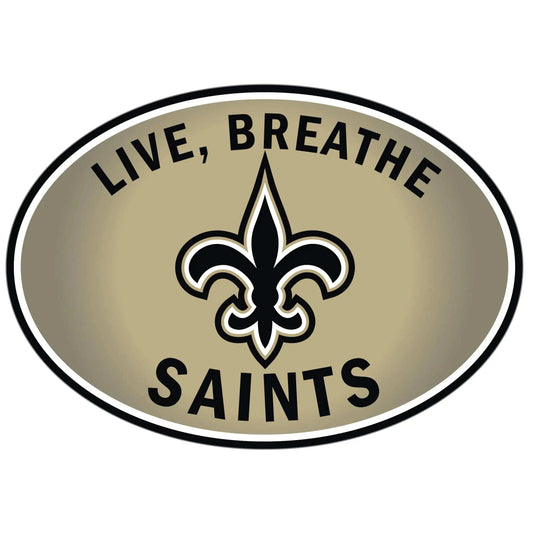 New Orleans Saints Live-Breath Auto Decal - New Orleans Saints - Flyclothing LLC
