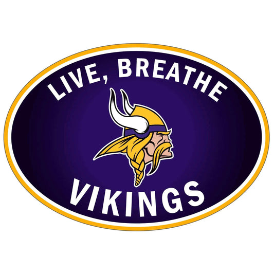 Minnesota Vikings Live-Breath Auto Decal - Minnesota Vikings - Flyclothing LLC