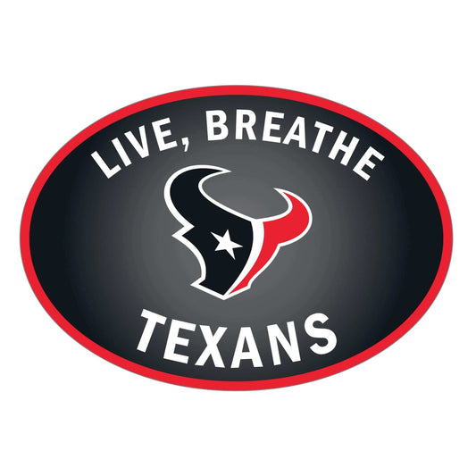 Houston Texans Live-Breath Auto Decal - Houston Texans - Flyclothing LLC
