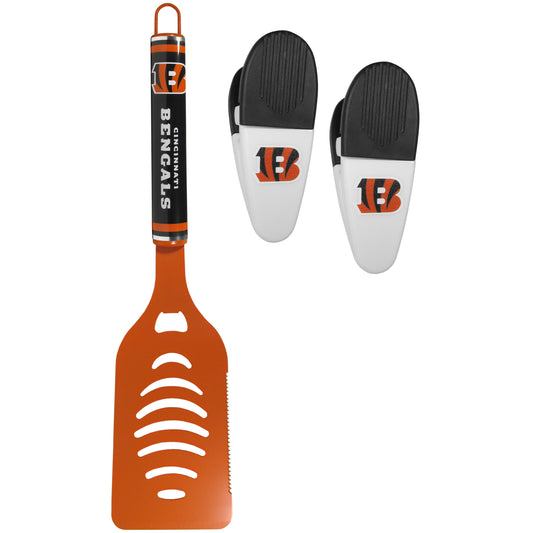Cincinnati Bengals Logo Spatula/Chip Clips