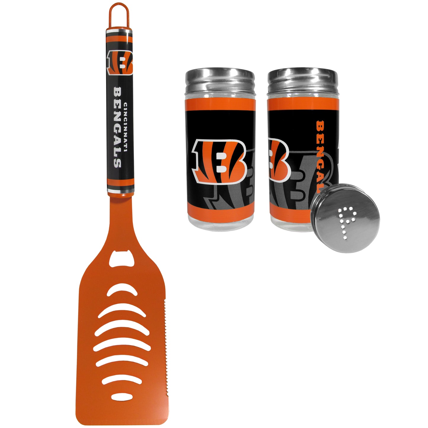 Cincinnati Bengals Logo Spatula w/Shakers