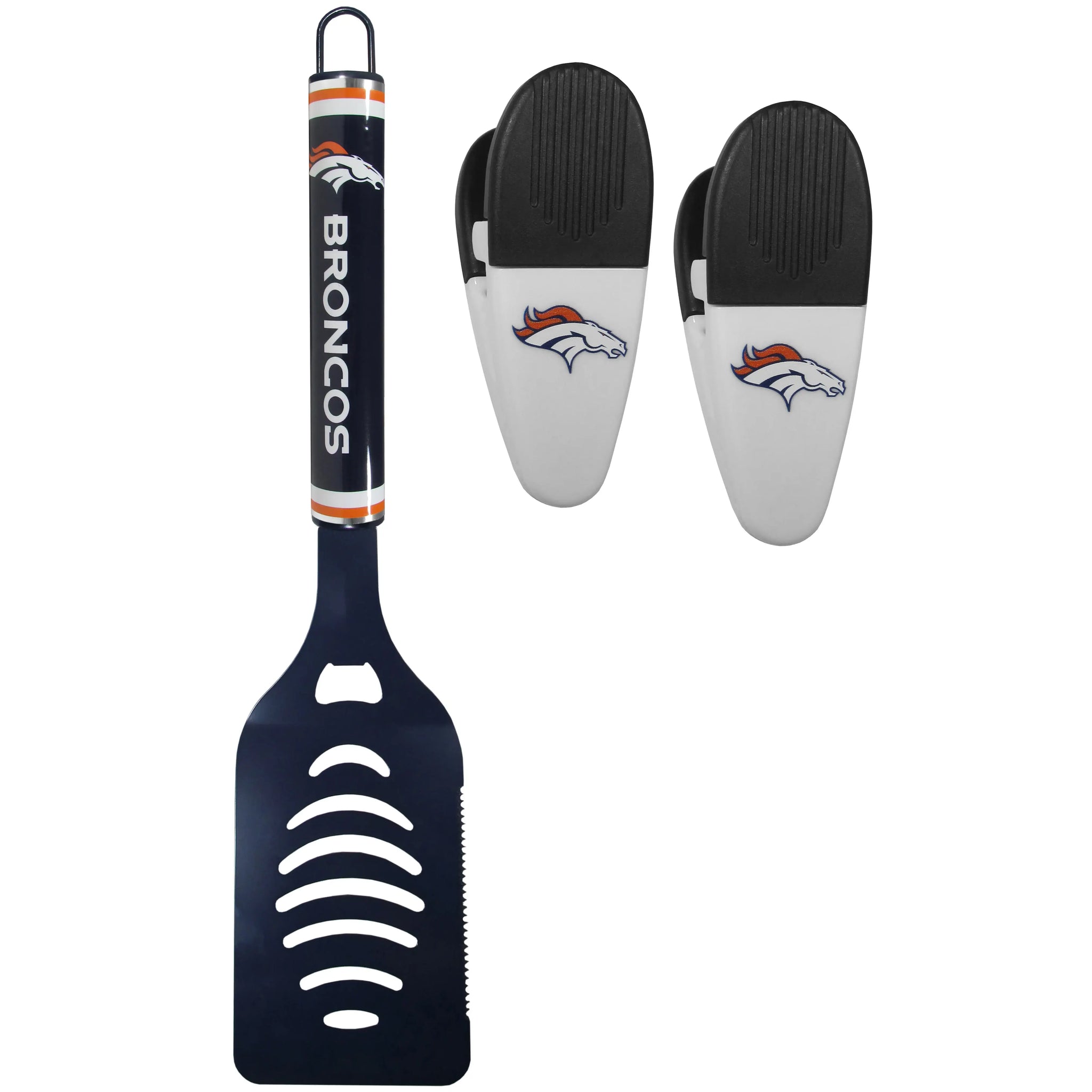 Denver Broncos Logo Spatula/Chip Clips - Denver Broncos - Flyclothing LLC