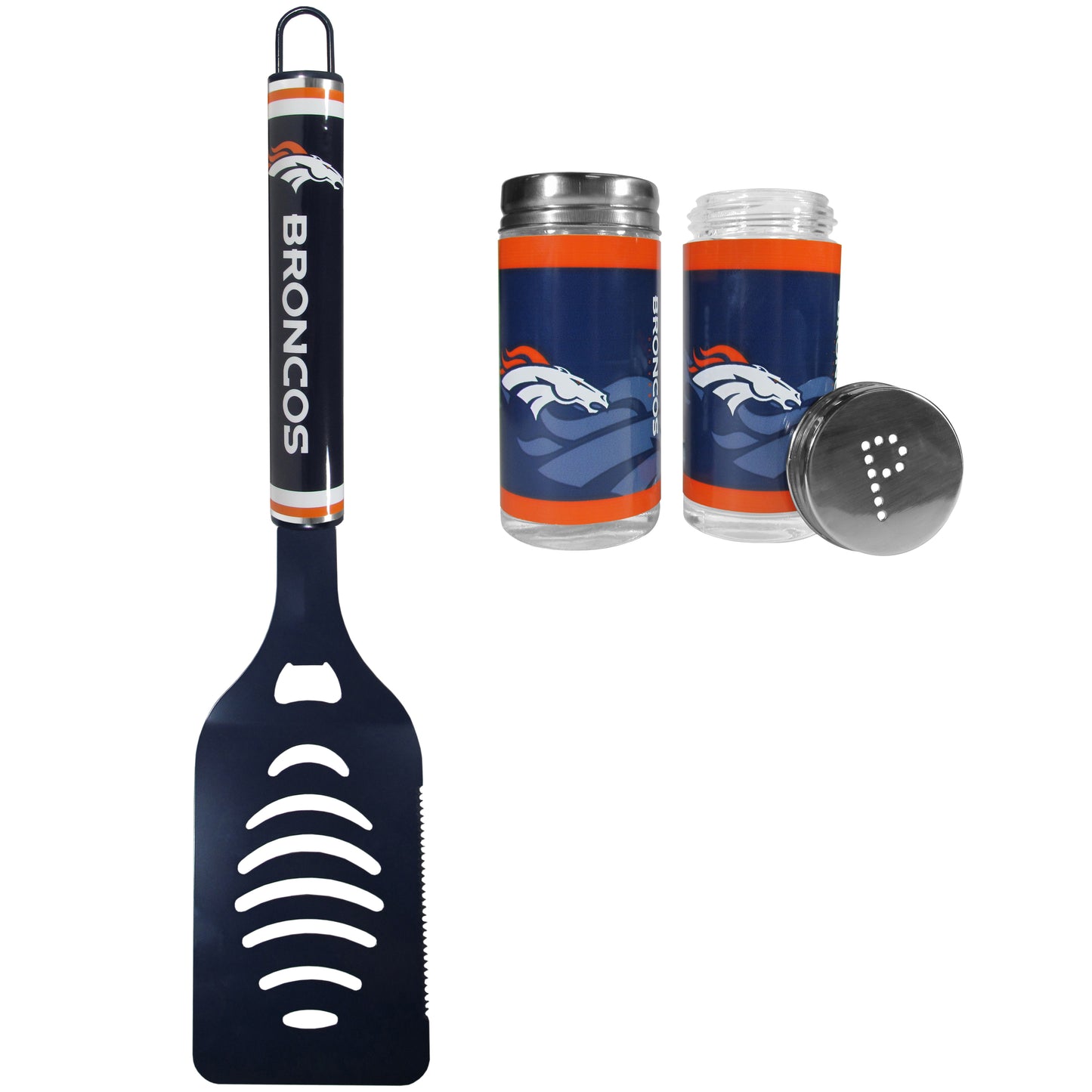 Denver Broncos Logo Spatula w/Shakers