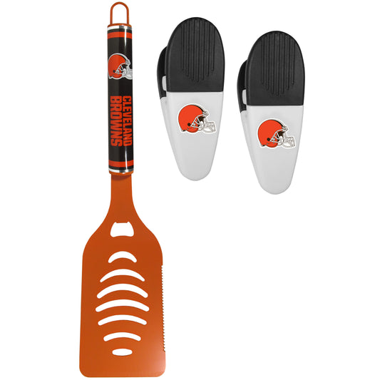 Cleveland Browns Logo Spatula/Chip Clips