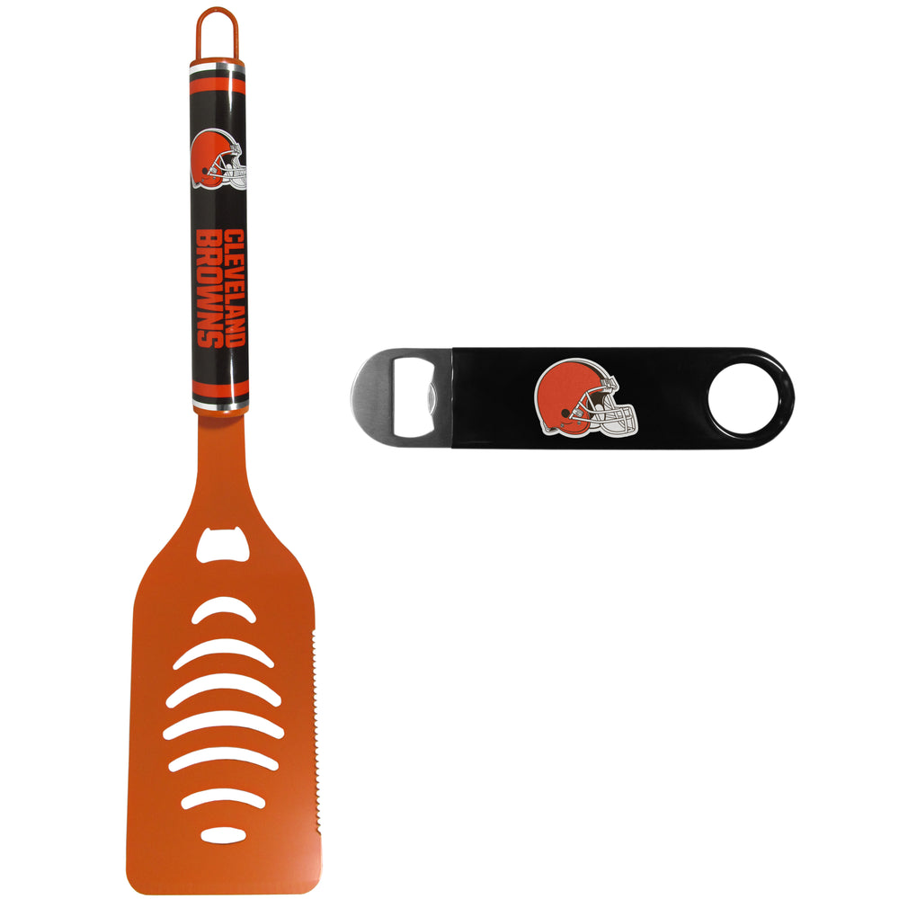 Cleveland Browns Logo Spatula w/Bottle Opener - Cleveland Browns