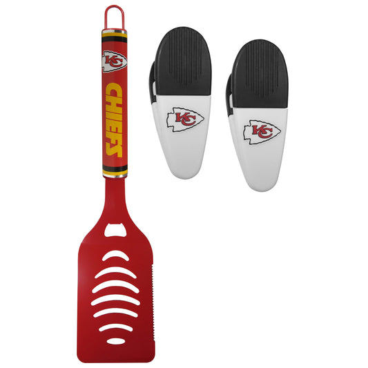 Kansas City Chiefs Logo Spatula/Chip Clips