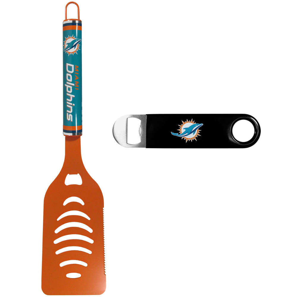 Miami Dolphins Logo Spatula w/Bottle Opener - Miami Dolphins - Flyclothing LLC