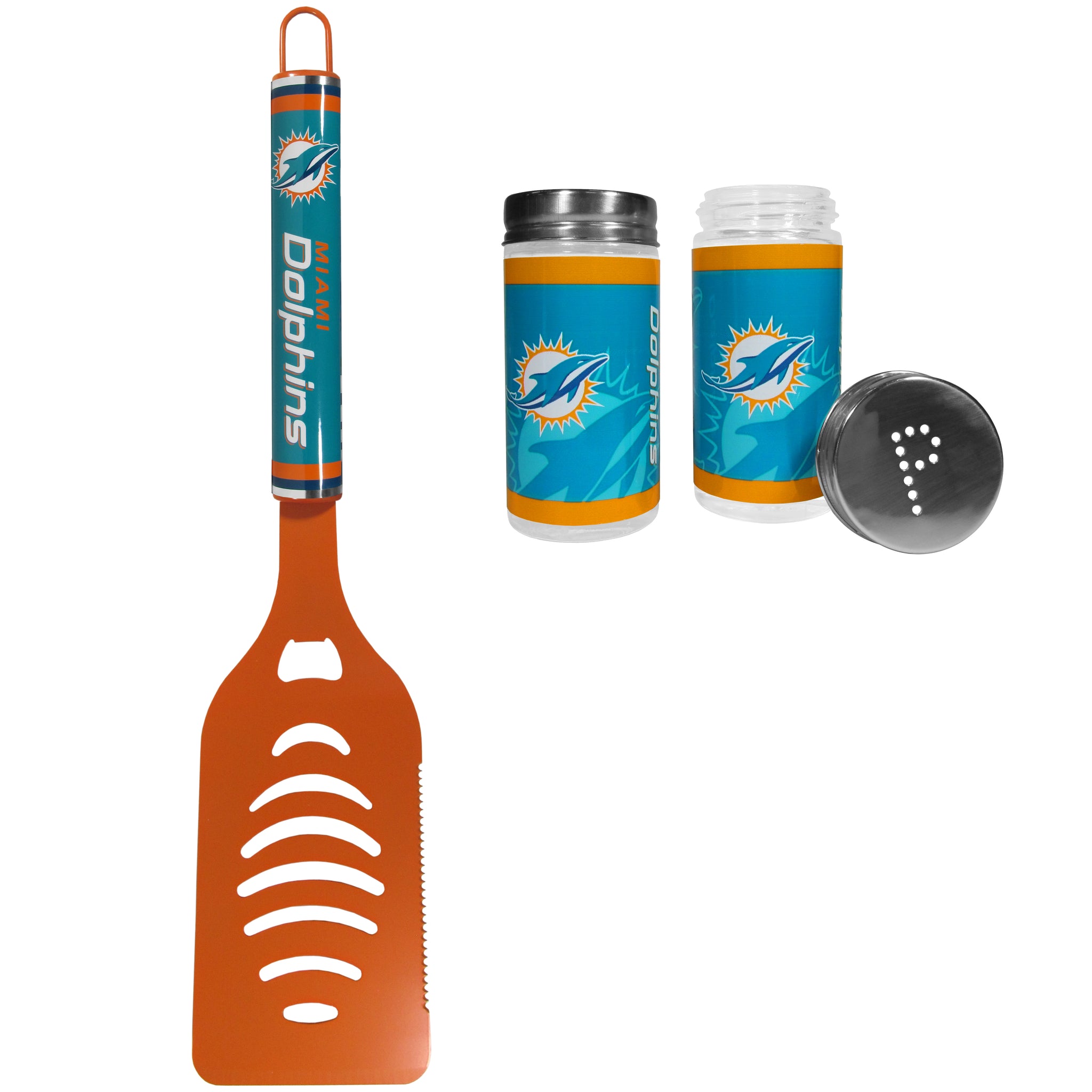 Miami Dolphins Logo Spatula w/Shakers