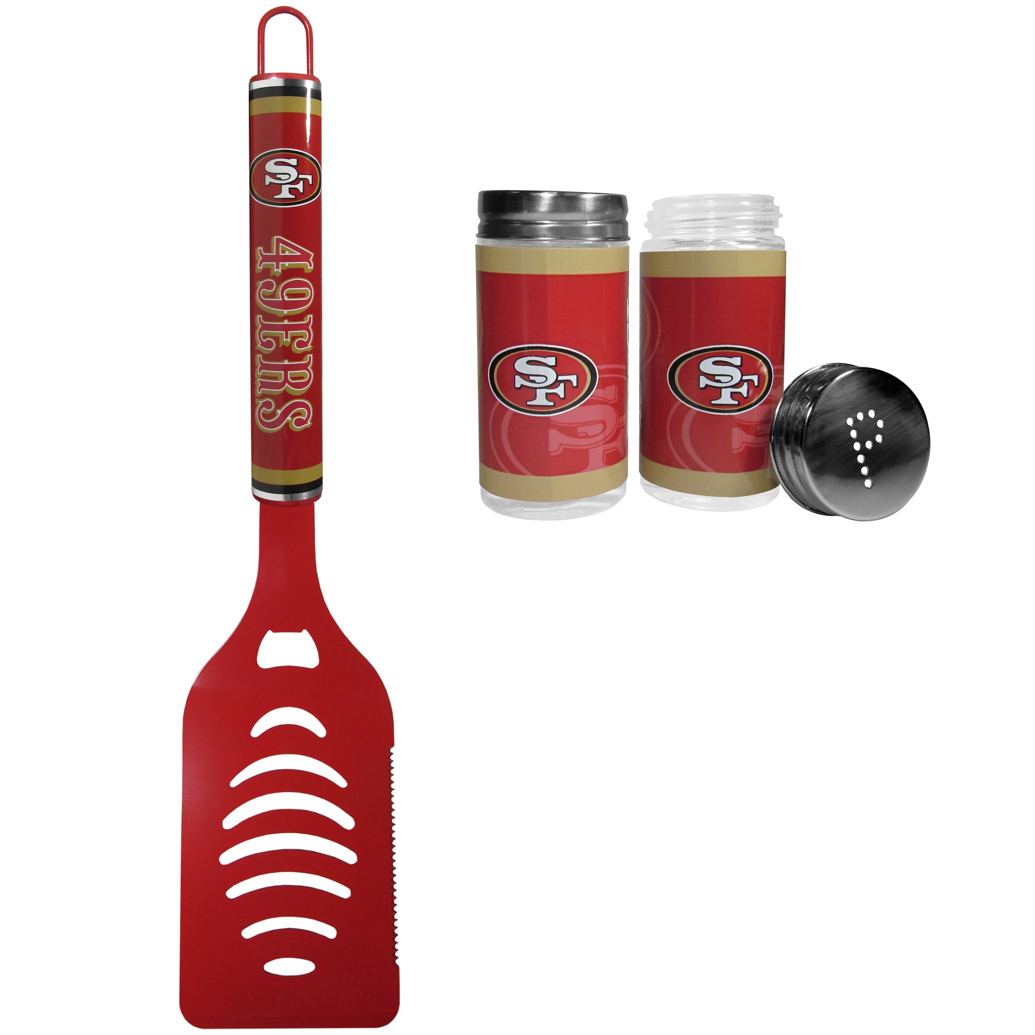 San Francisco 49ers Logo Spatula w/Shakers